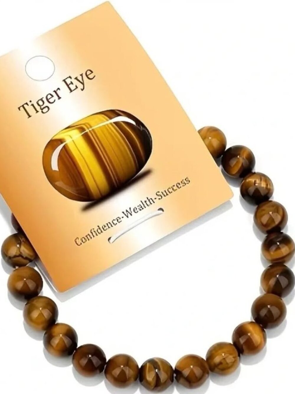 ⭐️ Tiger Eye Beaded Bracelet Only no tag attached